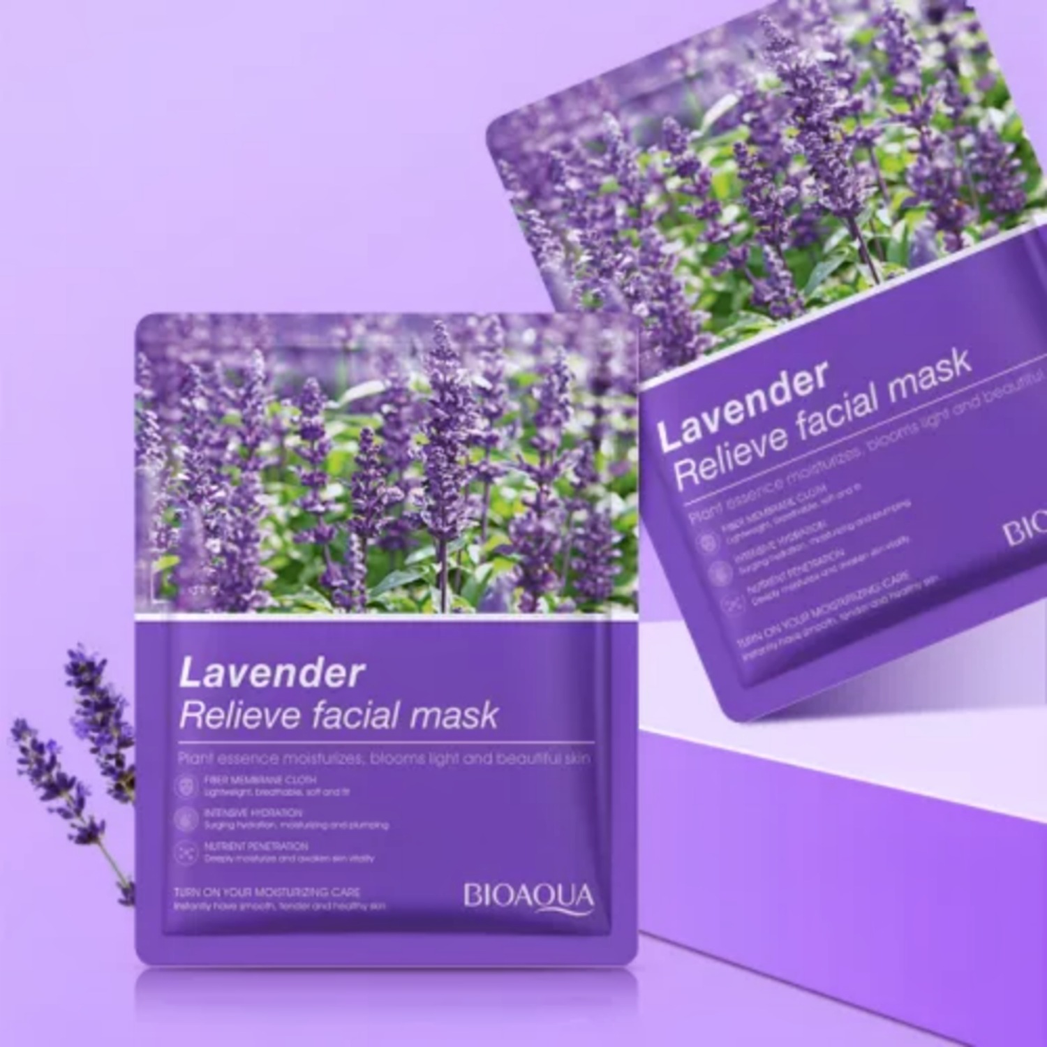 Bioaqua Lavender Relieve Sheet Mask
